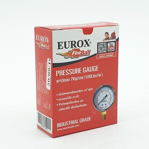 EUROX เกจ์ลม 7 KG100LB