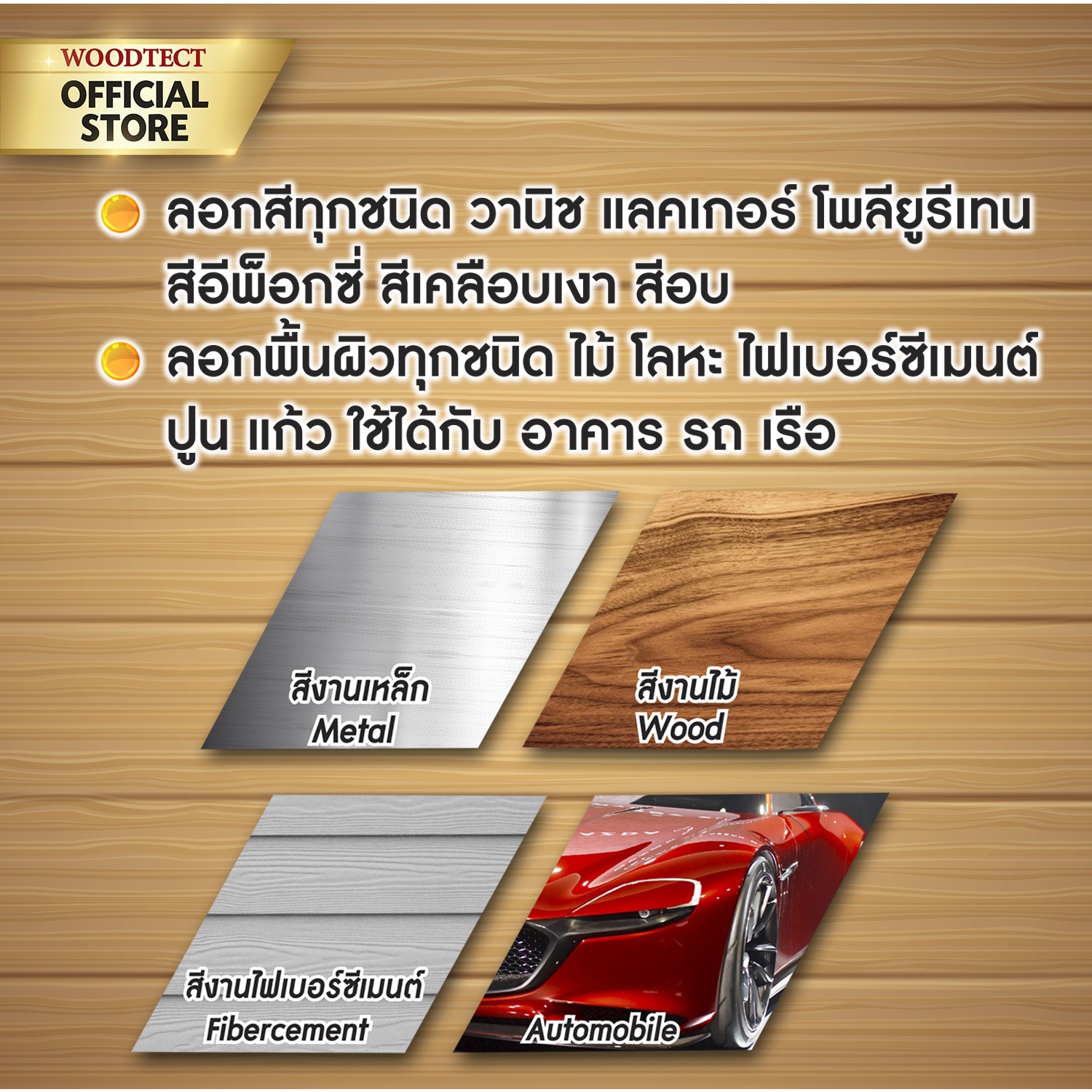 Woodtect วูดเทค น้ำยาลอกสี PR-100 ขนาด 1 กป.