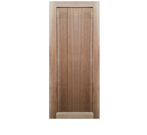 BEST ประตูไม้สยาแดง GP-01 80x200ซม.