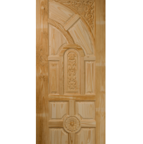 ประตูไม้สน GC-01 90x200 cm.