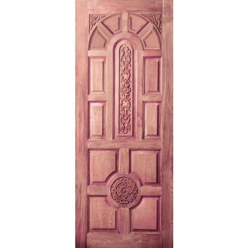 ประตูไม้สยาแดง GC-75 100x240 cm.