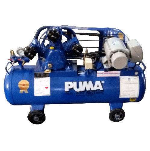 PUMA ปั๊มลมสายพานพร้อมมอเตอร์ 2 HP ขนาด 148 ลิตร รุ่น PP32-WM