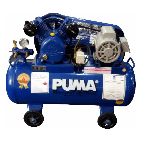 PUMA ปั๊มลมสายพานพร้อมมอเตอร์ 1 HP ขนาด 92 ลิตร รุ่น PP21-WM
