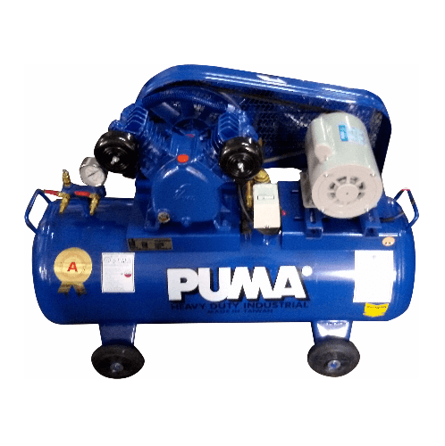 PUMA ปั๊มลมสายพานพร้อมมอเตอร์ 0.5 HP ขนาด 64 ลิตร รุ่น PP2-WM