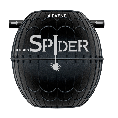 ADVANCE ถังบำบัดน้ำเสีย 1000L รุ่น septic tang spider