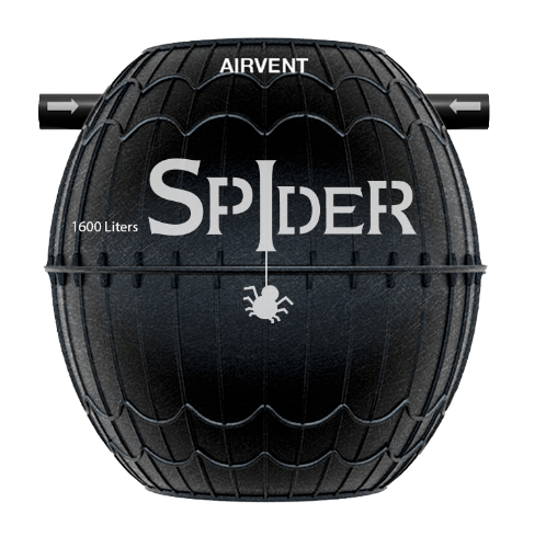 ADVANCE ถังบำบัดน้ำเสีย 1600L รุ่น septic tang spider