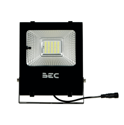 BEC โคมฟลัดไลท์โซลาร์เซลล์ LED 20W 6500K รุ่น Cheetah แสงเดย์ไลท์