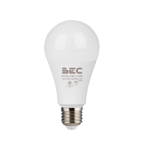 BEC หลอด LED Bulb A70 E27 15W 2700K รุ่น ULTRA แสงวอร์มไวท์