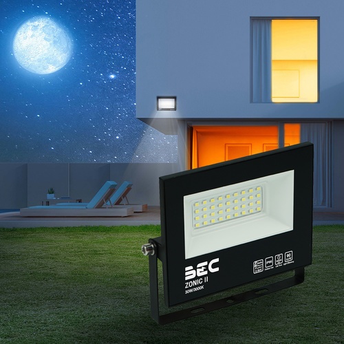 BEC โคมฉาย LED ฟลัดไลท์ 30W รุ่น ZONIC II แสงวอร์มไวท์