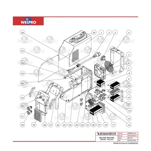 WELPRO เครื่องเชื่อม WELARC 160 แอมป์ รุ่น WELARC 160S