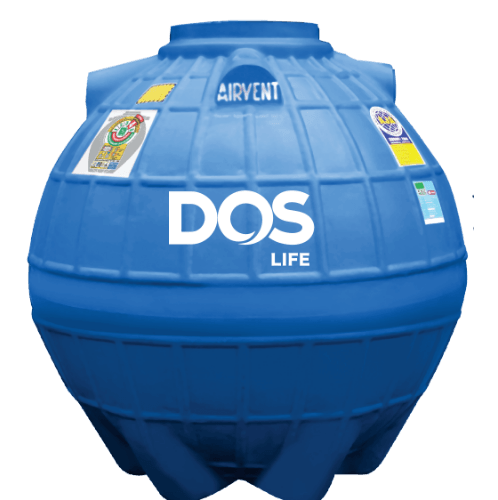 DOS ถังน้ำใต้ดิน 1000L รุ่น DUT EXTRA สีฟ้า