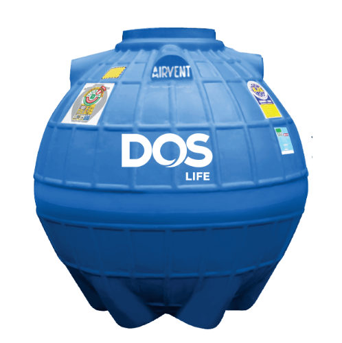 DOS ถังน้ำใต้ดิน 1600L รุ่น DUT EXTRA สีฟ้า