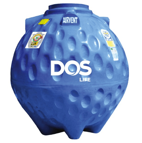 DOS ถังน้ำใต้ดิน 1000L รุ่น DUT GOLD สีฟ้า