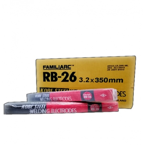 KOBE ลวดเชื่อมเหล็กเหนียวขนาด 3.2X350mm. รุ่น RB-26 E6013