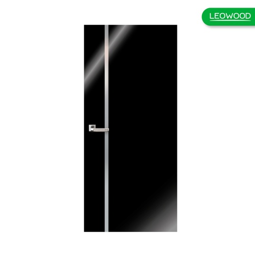 ประตู iDoor Modish Metal Line เส้นเล็ก/สีเงิน 1 เส้น สี Jet black ขนาด 35x800x2000