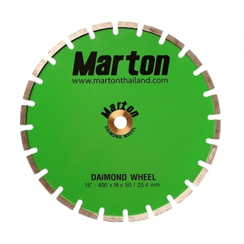 MARTON ใบตัดเพชรเซาะร่อง ตัดคอนกรีต 16X10mm.