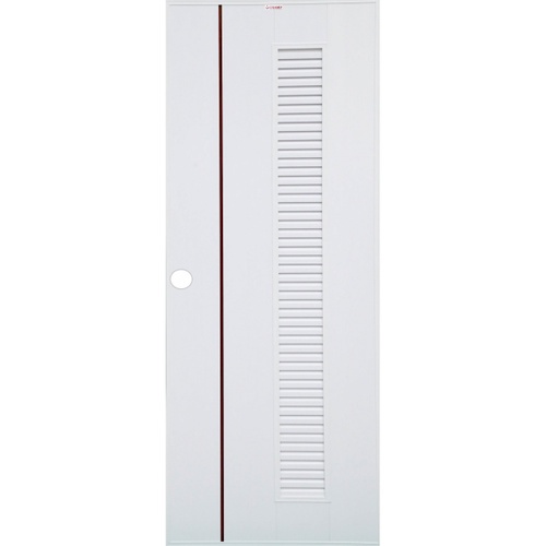 ประตู idea uPVC-6 70x180cm. สีขาว/โอ๊คแดง