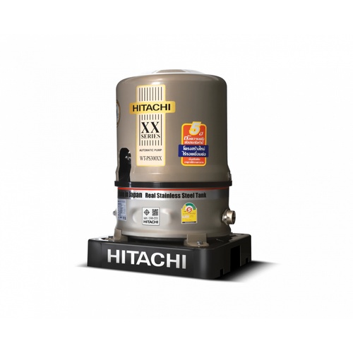 HITACHI ปั๊มน้ำอัตโนมัติ 300W รุ่น WTP-S300XX (ถังสเตนเลส)