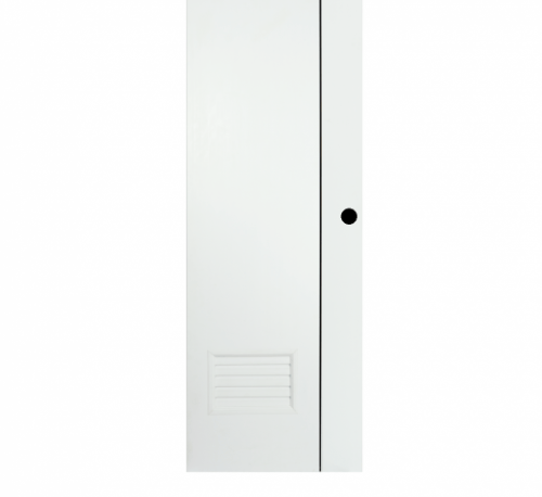 BATHIC ประตูยูพีวีซี BG2 70x180ซม. สีขาว (เจาะรูลูกบิด)