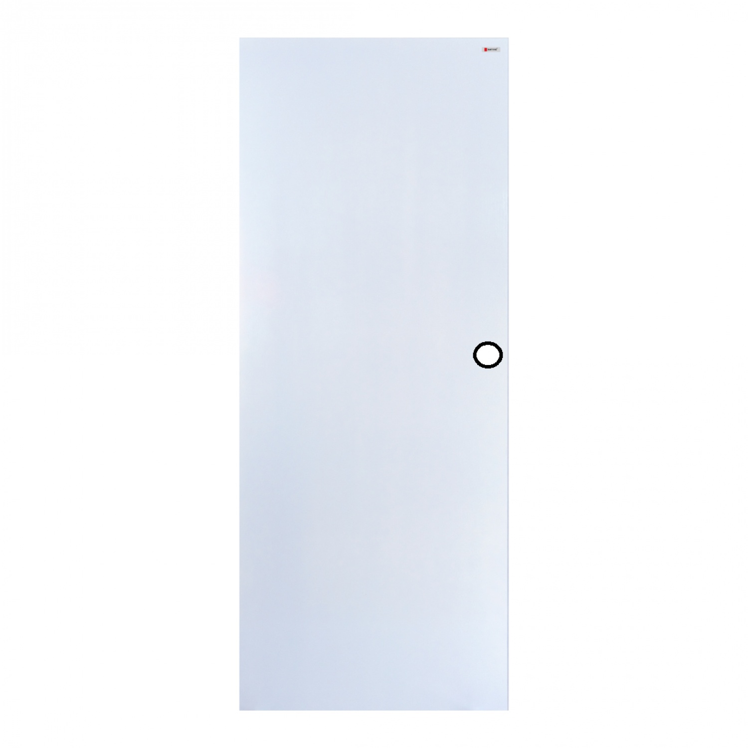 BATHIC ประตูยูพีวีซี BUP01 70x180ซม. สีขาวผิวลายเสี้ยนไม้ (เจาะรูลูกบิด)