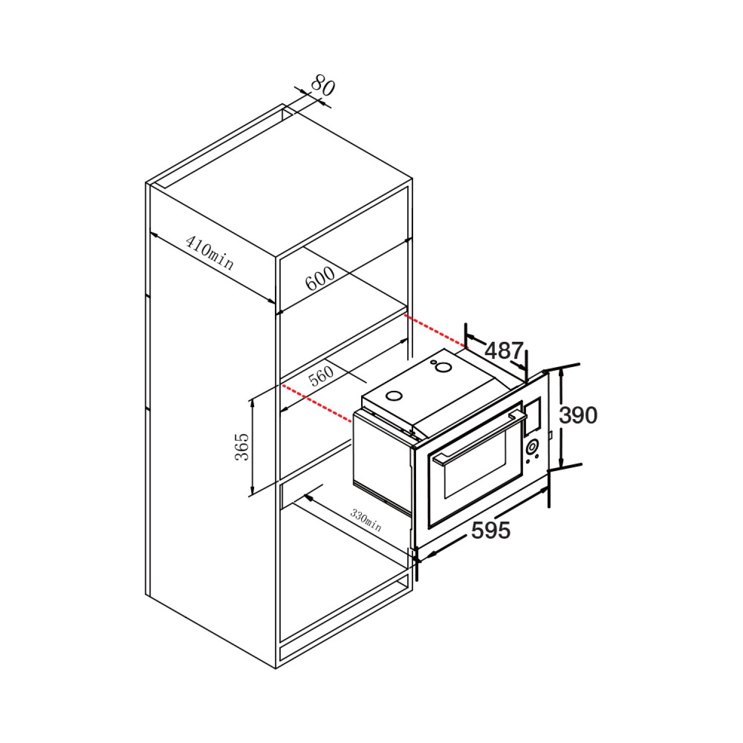 AXIA เตาอบไมโครเวฟ รุ่น INT 23 TFT MWO