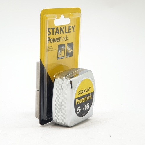 STANLEY ตลับเมตร 5 เมตร รุ่น POWERLOCK 5M 33-158