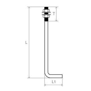 แอลโบลท์ (ชุปกาวาไนซ์) รุ่น LB16400 ขนาด 14x400มม.