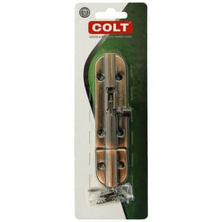 COLT กลอนประตูสแตนเลส  รุ่น 400 ขนาด 4นิ้ว สีทองแดงรมดำ (แพ็ค 1)