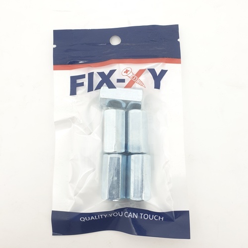 ข้อต่อสตัดเกลียว 3/8 รุ่น EA-003 (5ชิ้น/แพ็ค) FIX-XY