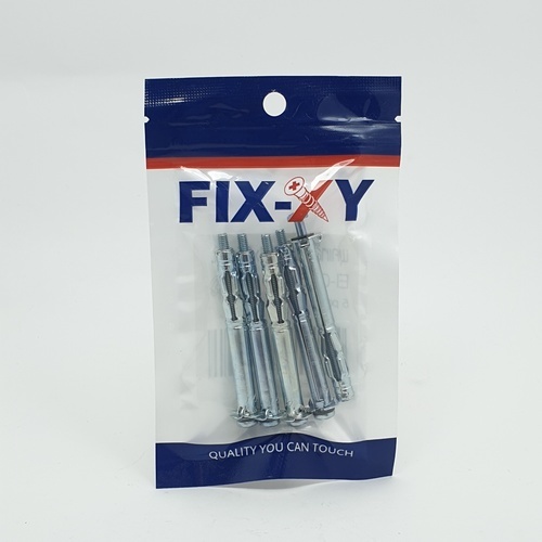 พุคเหล็กยิบซั่ม 4x65mm. รุ่น EI-006 (5ชิ้น/แพ็ค) FIX-XY