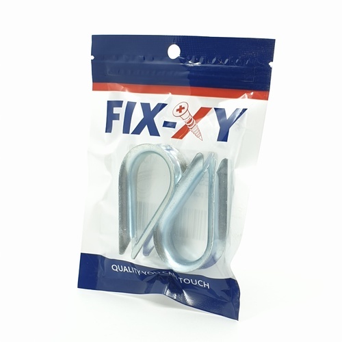 FIX-XY ปลอกสลิง 6.8x3.9x1.3cm. รุ่น ES-004-M (2ชิ้น/แพ็ค)