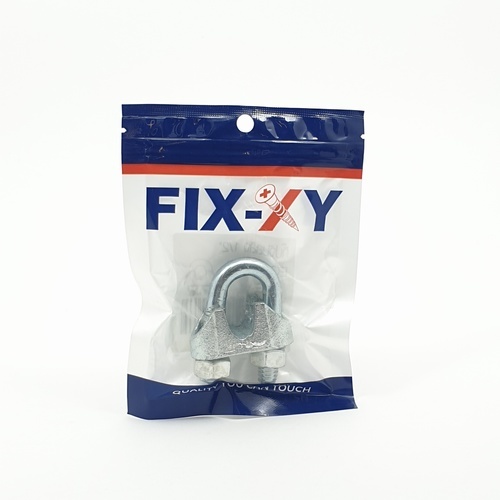 FIX-XY กิ๊บจับลวดสลิง1/2 รุ่น EQ-007-M (1ชิ้น/แพ็ค)