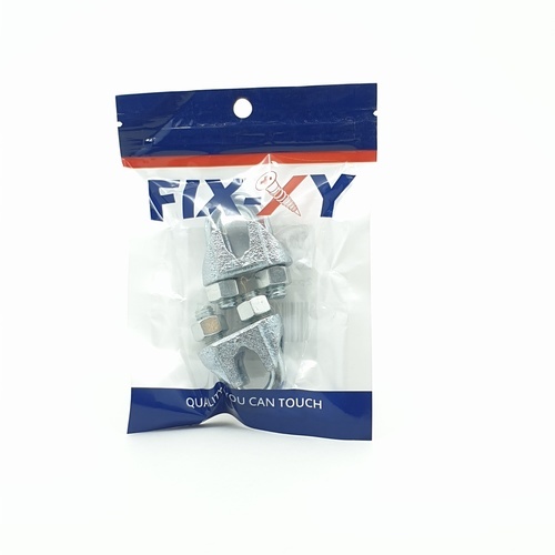 FIX-XY กิ๊บจับลวดสลิง3/8 รุ่น EQ-005-M (2ชิ้น/แพ็ค)