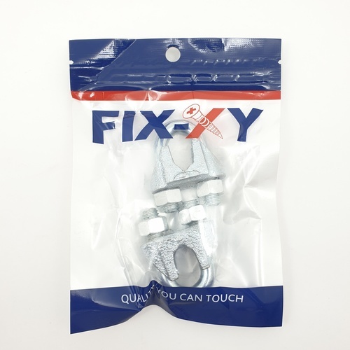 FIX-XY กิ๊บจับลวดสลิง3/8 รุ่น EQ-005-M (2ชิ้น/แพ็ค)