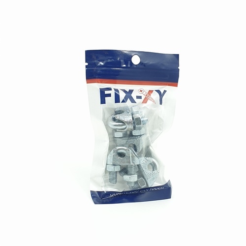 FIX-XY กิ๊บจับลวดสลิง1/4 รุ่น EQ-003-S (4ชิ้น/แพ็ค)