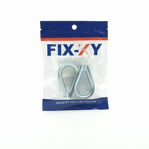 FIX-XY ปลอกสลิง 5.8x3.5x1.2cm. รุ่น ES-003-M (2ชิ้น/แพ็ค)