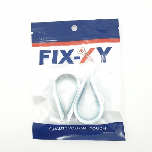 FIX-XY ปลอกสลิง 5.8x3.5x1.2cm. รุ่น ES-003-M (2ชิ้น/แพ็ค)