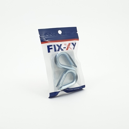 FIX-XY ปลอกสลิง 4.8x3.1x1cm. รุ่น ES-002-S (2ชิ้น/แพ็ค)