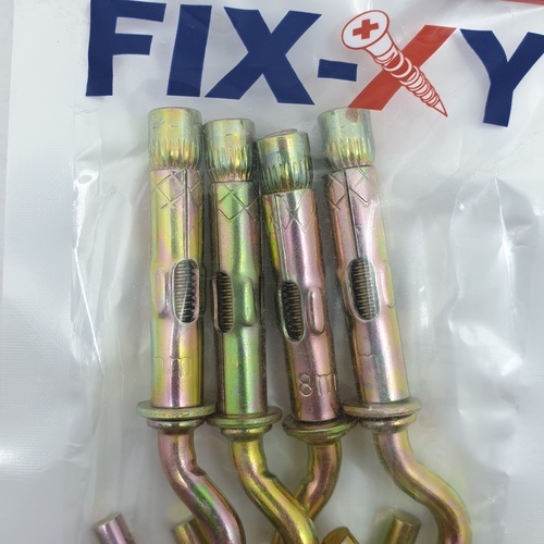 พุคตะขอเหล็ก M6 รุ่น EH-013 (4ชิ้น/แพ็ค) FIX-XY