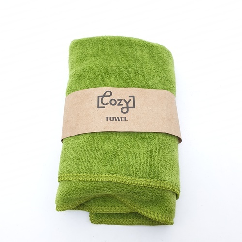 COZY ผ้าไมโครไฟเบอร์ รุ่น BQ015-OLI ขนาด 30x70 ซม. สีเขียว