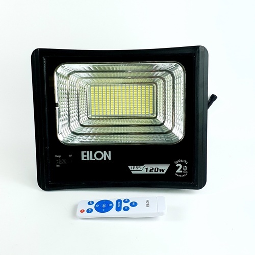 EILON โคมฟลัดไลท์โซลาร์เซลล์ 120W รุ่น HQ-120WTGD-TYN แสงเดย์ไลท์