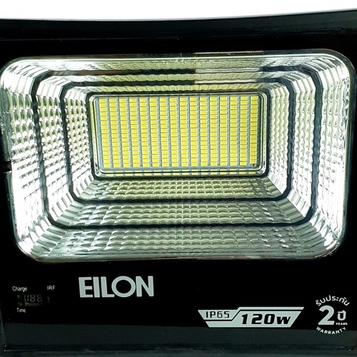 EILON โคมฟลัดไลท์โซลาร์เซลล์ 120W รุ่น HQ-120WTGD-TYN แสงเดย์ไลท์