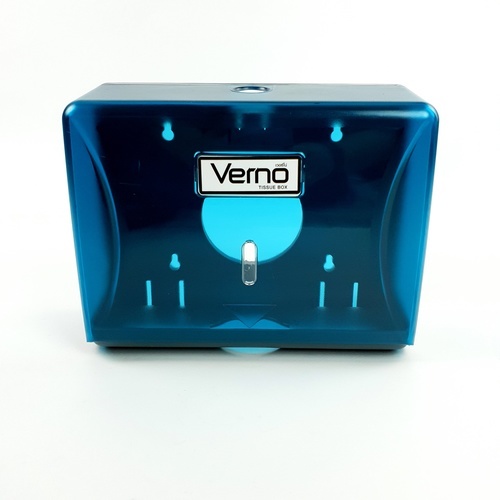 Verno กล่องใส่กระดาษเช็ดมือ รุ่น PQS-OB8101B   สีฟ้า