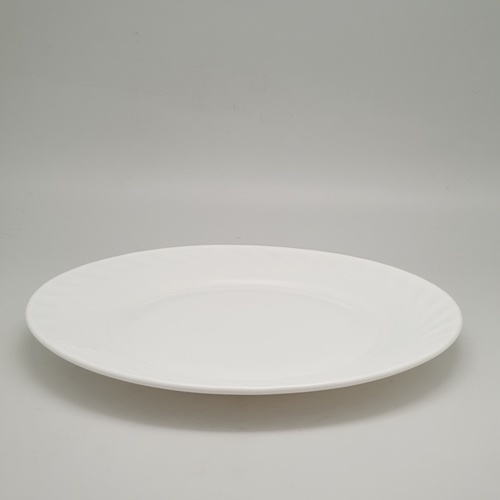 ADAMAS จานโอปอล 10 นิ้ว PLATE-XP100 สีขาว