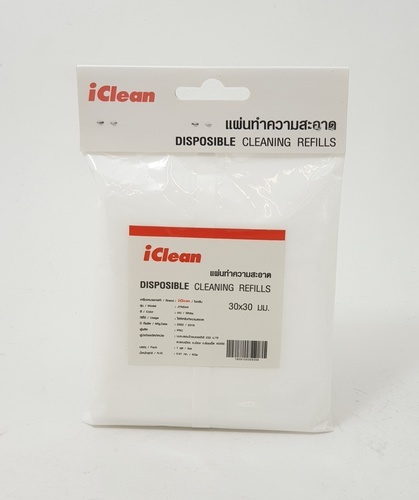 ICLEAN แผ่นทำความสะอาด ขนาด 30×30×1 ซม. รุ่น JYM044 สีขาว