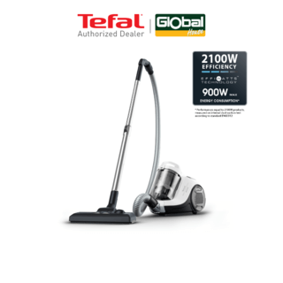 TEFAL เครื่องดูดฝุ่นแบบกล่องไร้ถุงเก็บฝุ่น 2100 วัตต์ รุ่น TW2947EA สีขาว