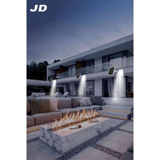 JD โคมไฟสปอร์ตไลท์โซลาร์เซลล์ 20W พร้อมรีโมท รุ่นJTGD-8820D แสงเดย์ไลท์