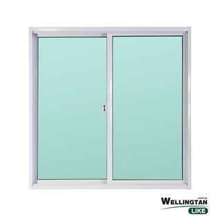 WELLINGTAN (LIKE) หน้าต่างอะลูมิเนียม SS W-AL/001 100x100ซม. สีขาว (ไม่มีมุ้ง)