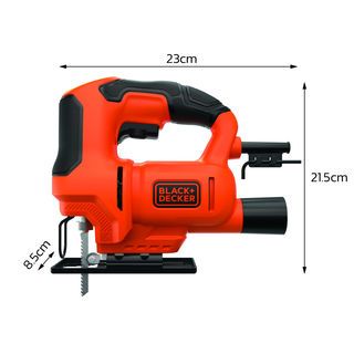 BLACK+DECKER เลื่อยจิ๊กซอว์ไฟฟ้า 400W รุ่น BES603-B1