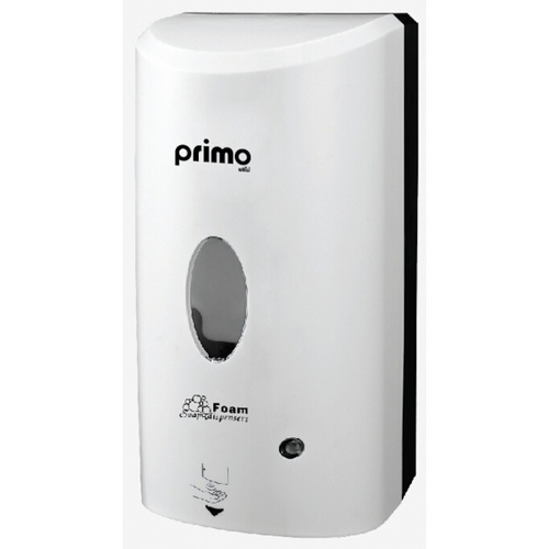 Primo เครื่องจ่ายสบู่โฟมอัตโนมัติ รุ่น BQ-7960AW ความจุ 1.2 ล. สีขาว